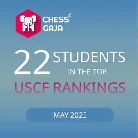22 Students in the Top-100 of USCF rankings – May 2023