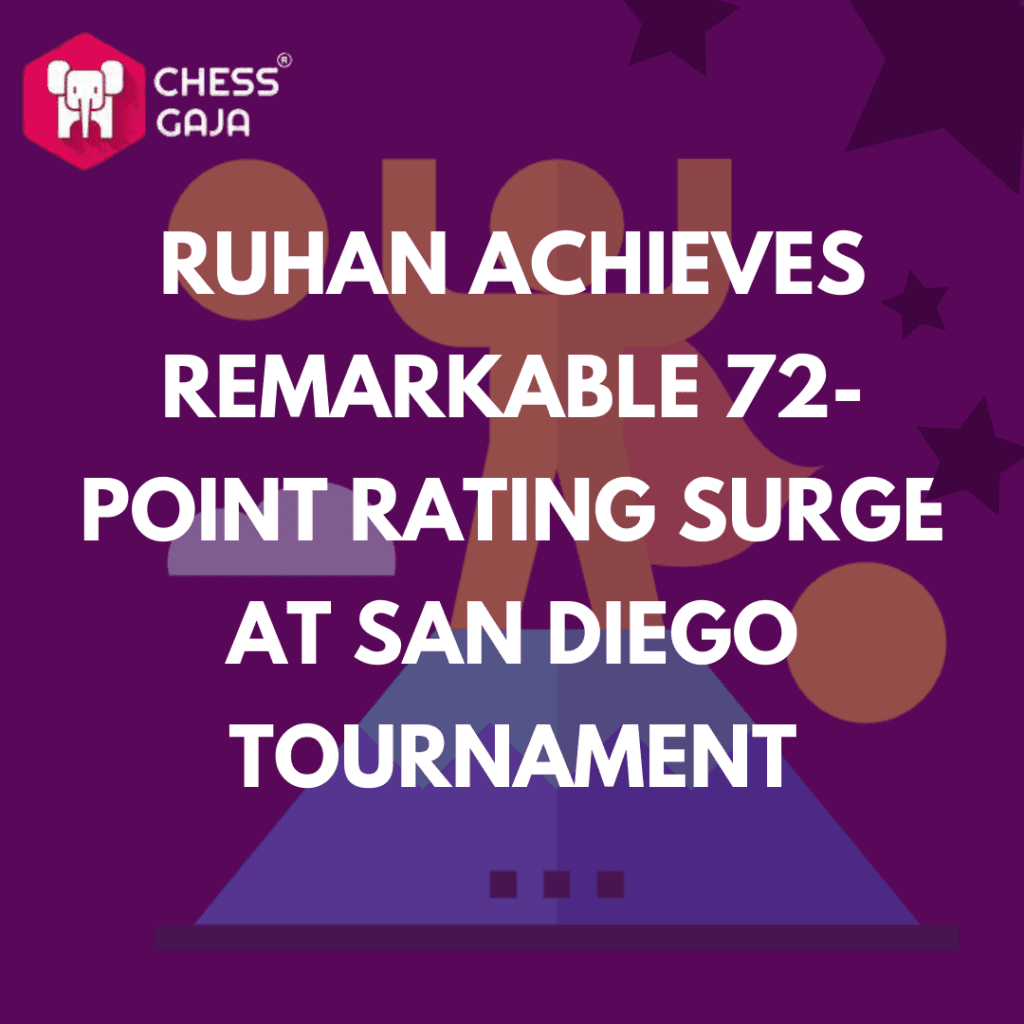 Ruhan Achieves Remarkable 72-Point Rating Surge at San Diego Tournament