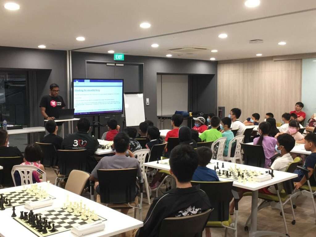 GM Priyadharshan at Jurong Chess Club