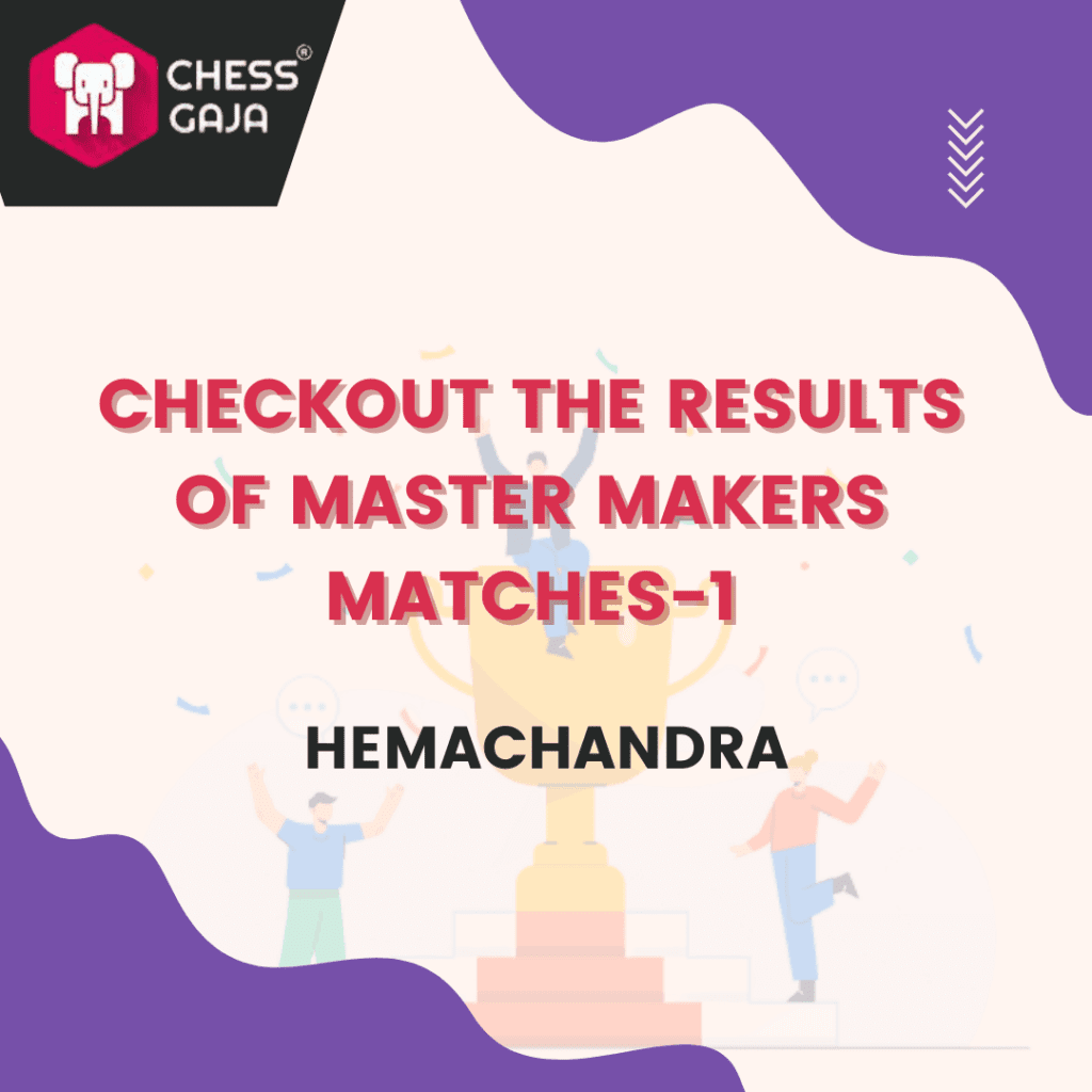 Checkout the results of Master Makers Matches-1