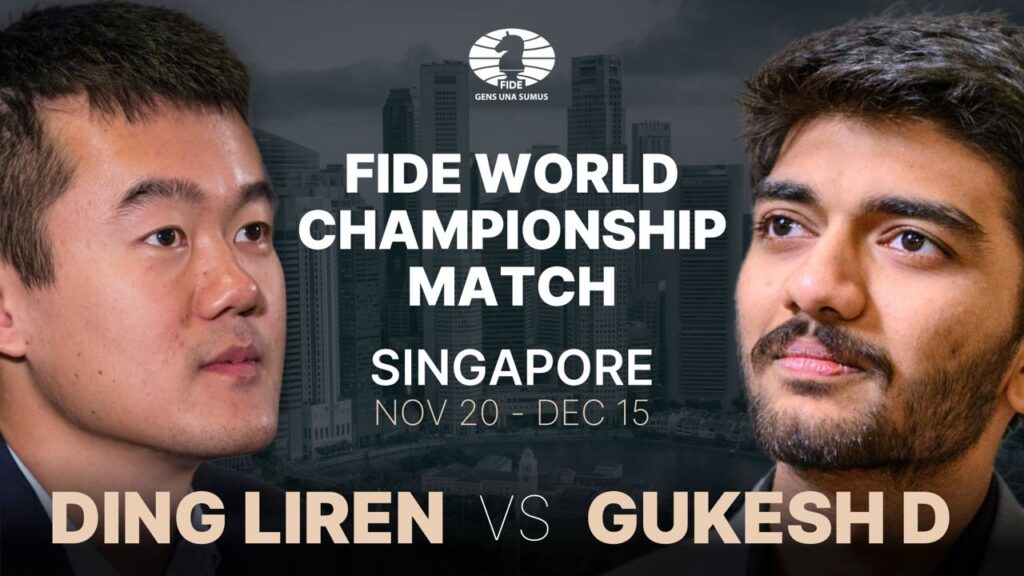 Singapore to Host World Chess Championship 2024 Ding Liren vs. Gukesh