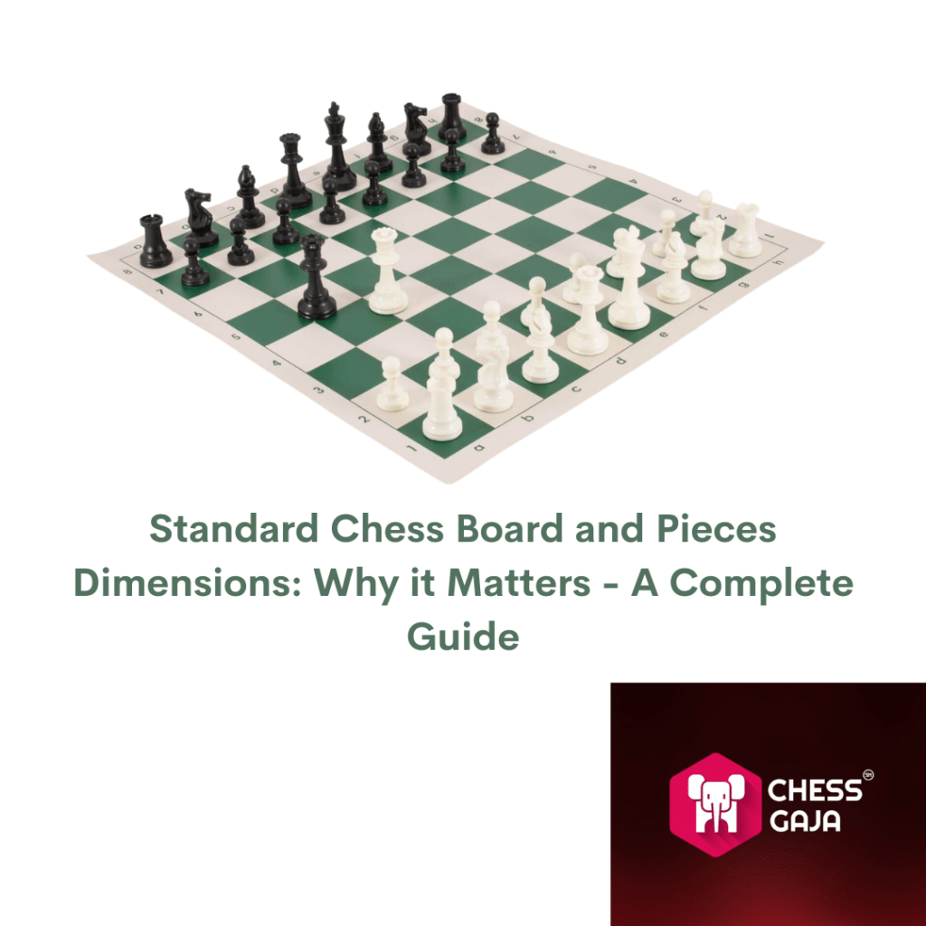 tournament chess board dimensions