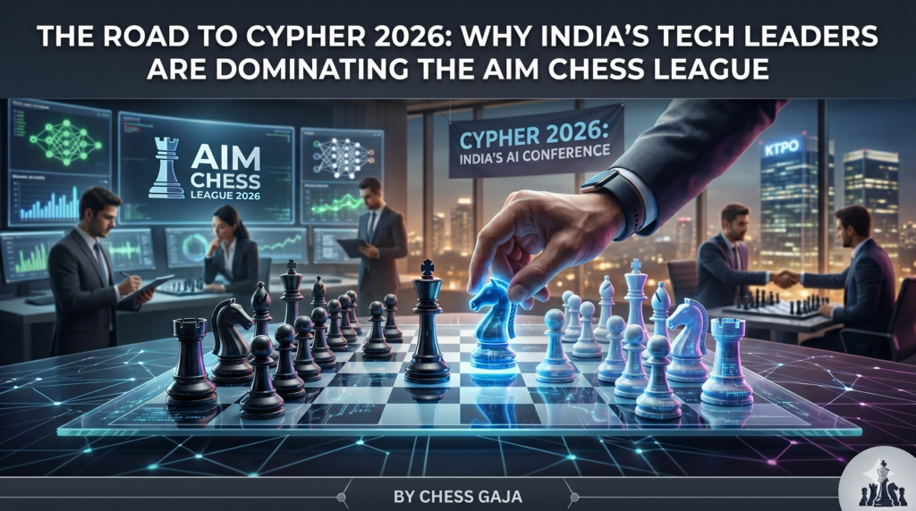 AIM Chess League 2026 finalists at Cypher Bengaluru KTPO.