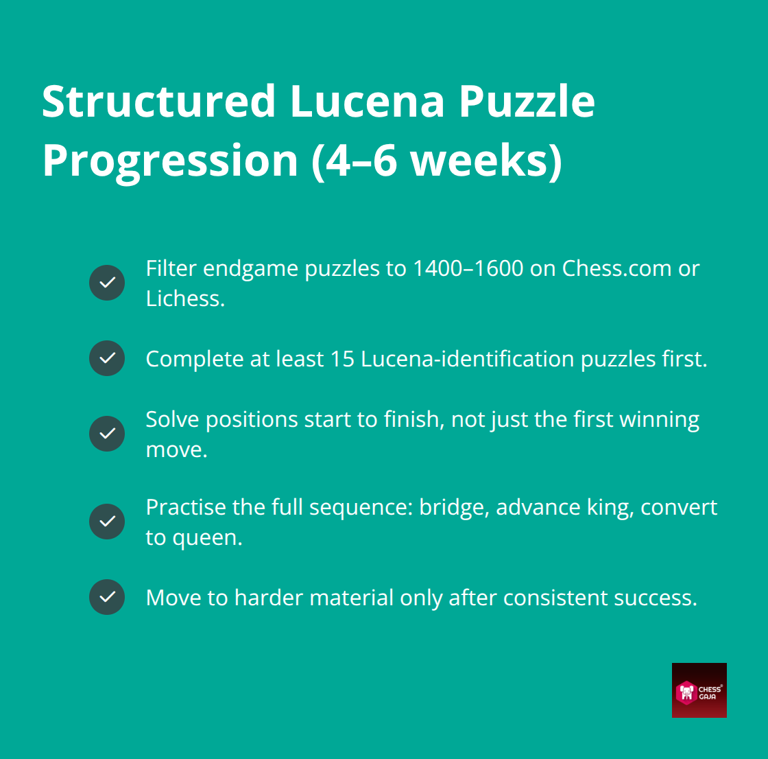 Checklist to train Lucena efficiently for UAE tournaments